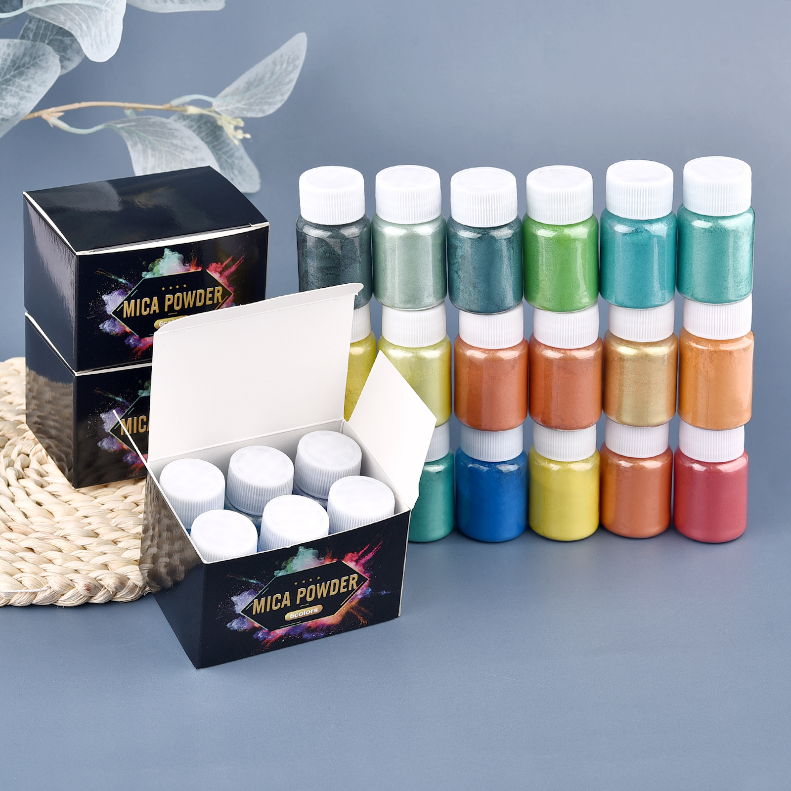 Soap Making For Beginners Book - 6 Colors/Set Pearl Powder Pigment DIY