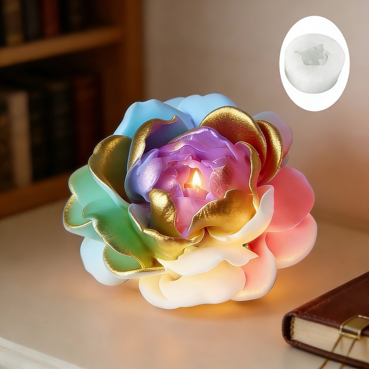 Soap Making Designs - High-Quality Reusable Flower Silicone Mold -