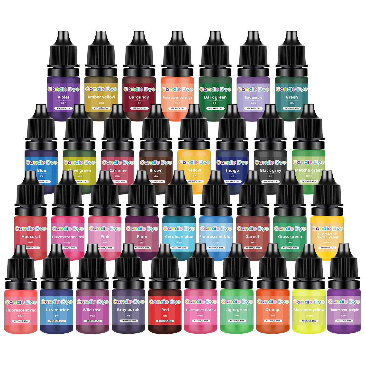 Soap Making Raw Material - 5ml/Bottle Candle Dye Pigments Non-Toxic Candle