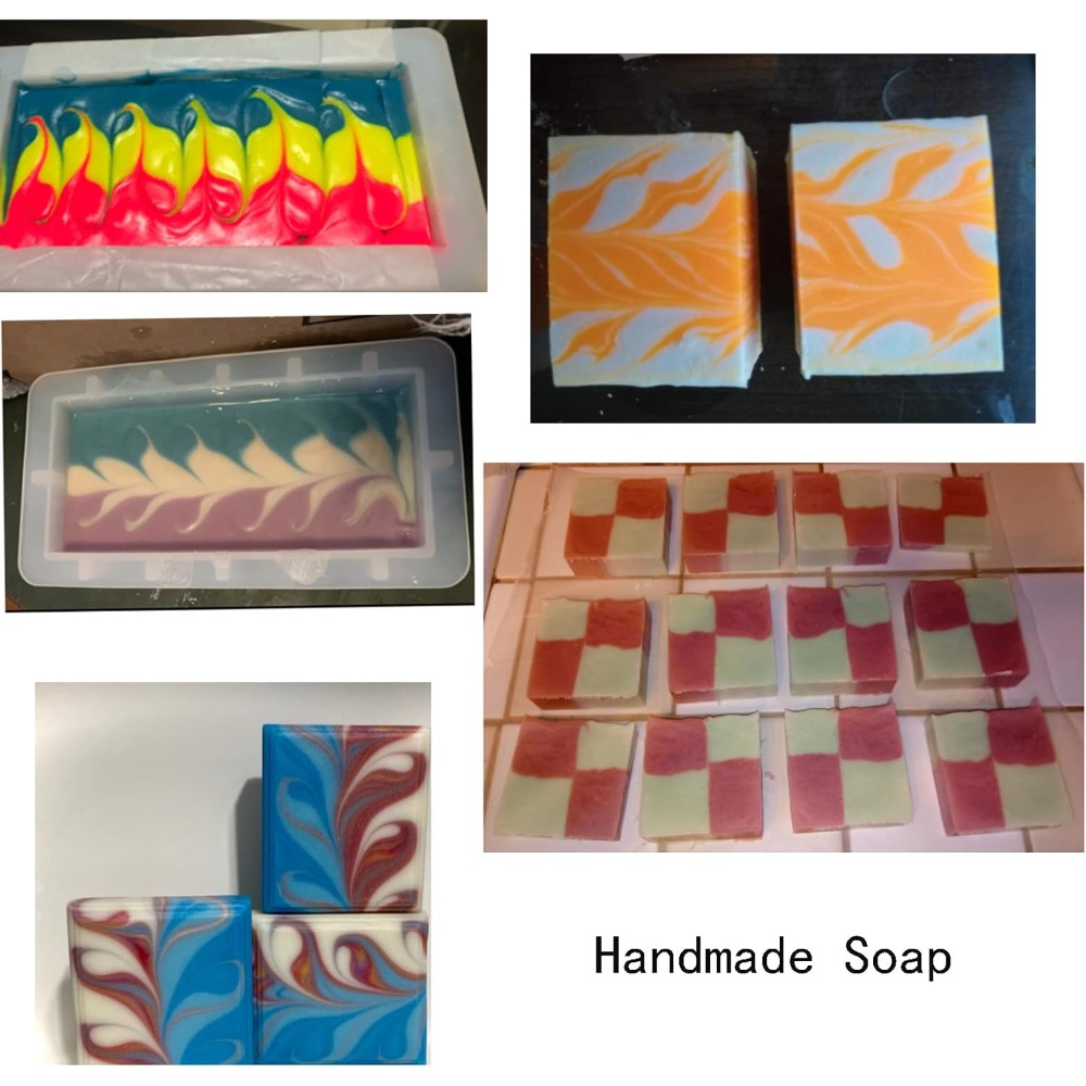 1 Pack 5pcs Silicone Loaf Soap - Soap Making For Beginners Book incelemesi ve fiyatı