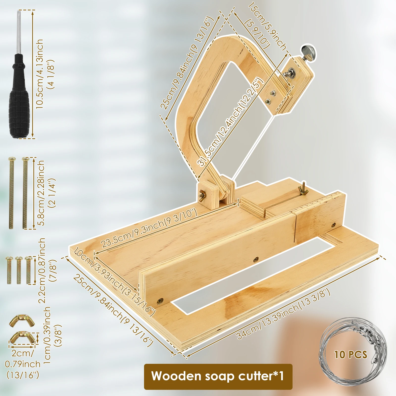 Wooden Soap Cutter Professiona - Soap Making For Beginners Book incelemesi ve fiyatı