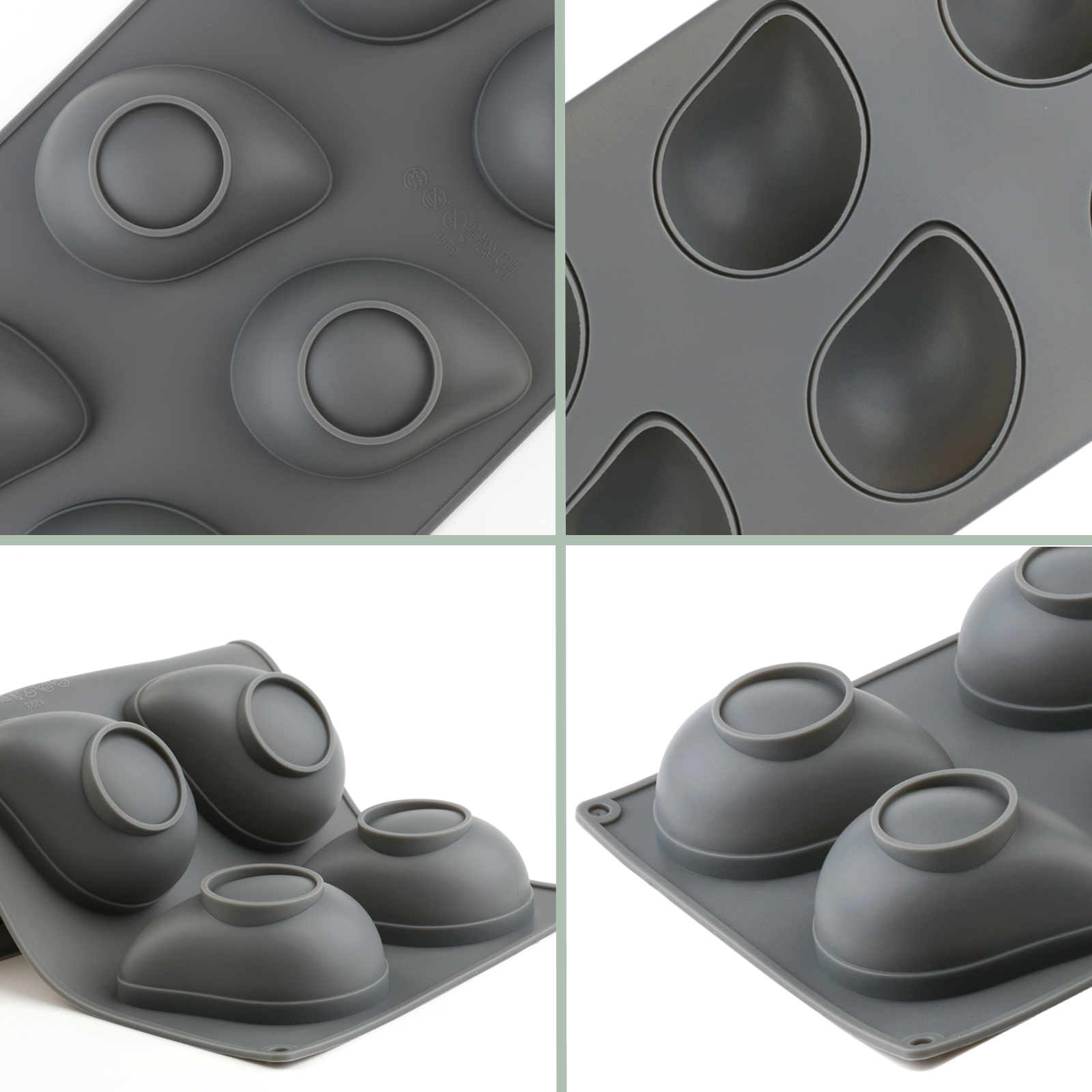 1pcs Gray Thick Silicone Mouss - Soap Making Items incelemesi ve fiyatı