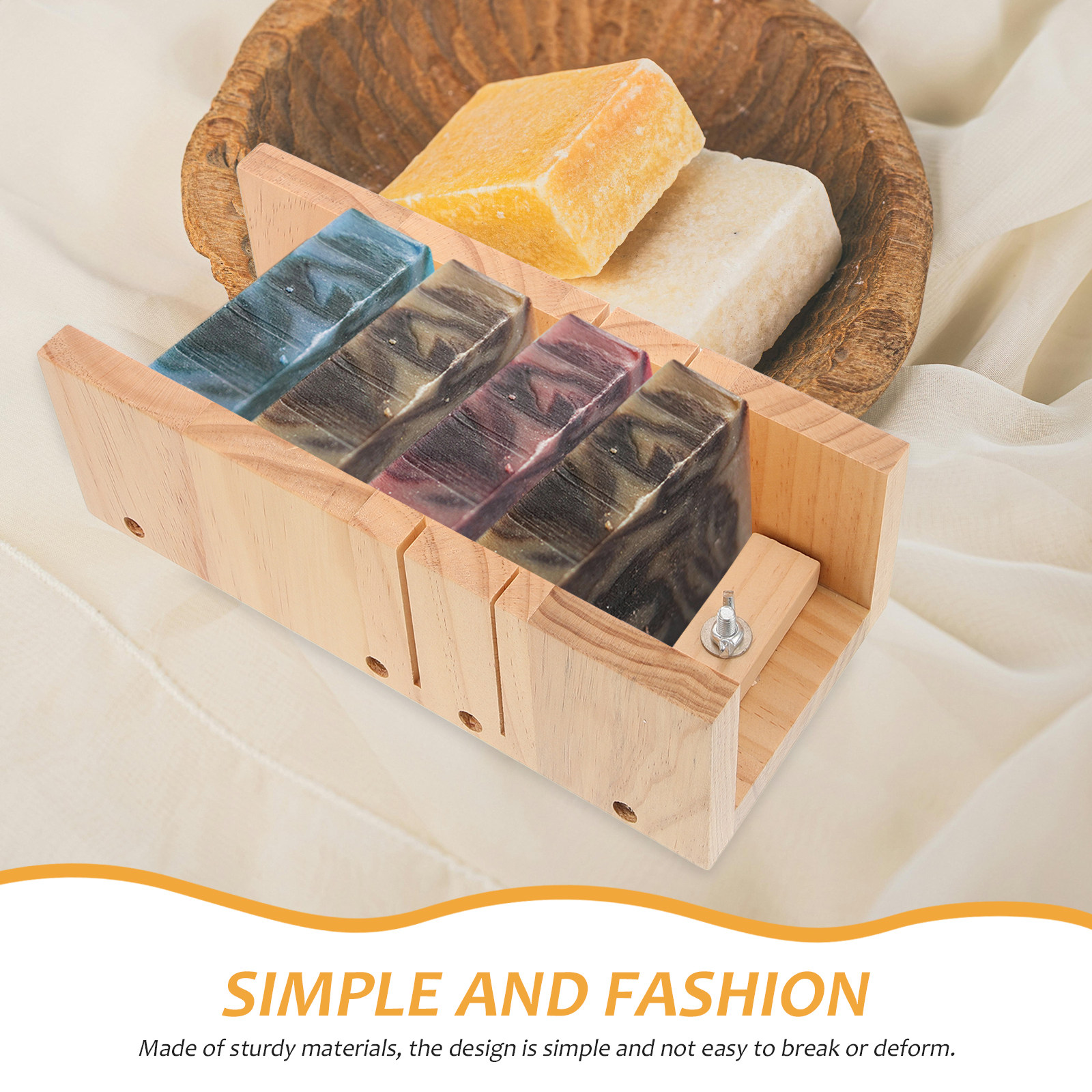 Wooden Soap Cutter Mold with D - Soap Making With Soap Base incelemesi ve fiyatı