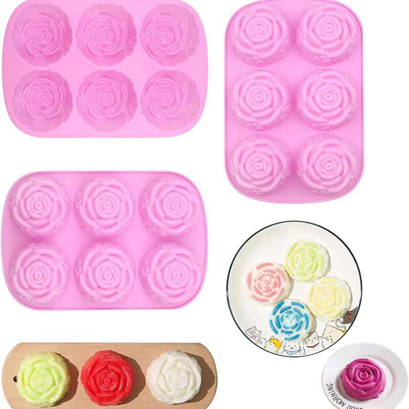 Silicone 6Holes Flower Rose Ca - Soap Making Oven incelemesi ve fiyatı