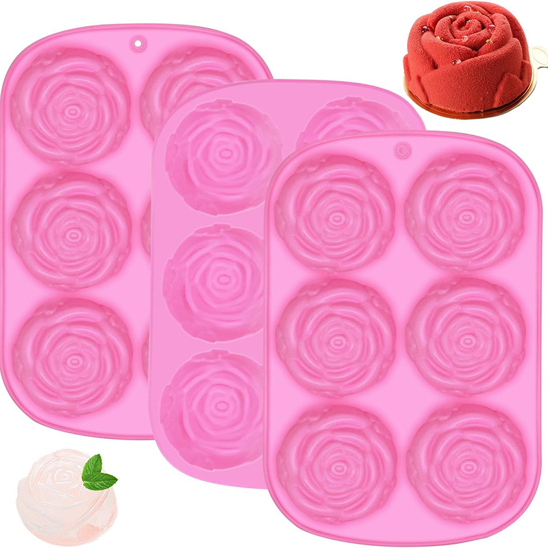 Silicone 6Holes Flower Rose Ca - Soap Making Oven incelemesi ve fiyatı