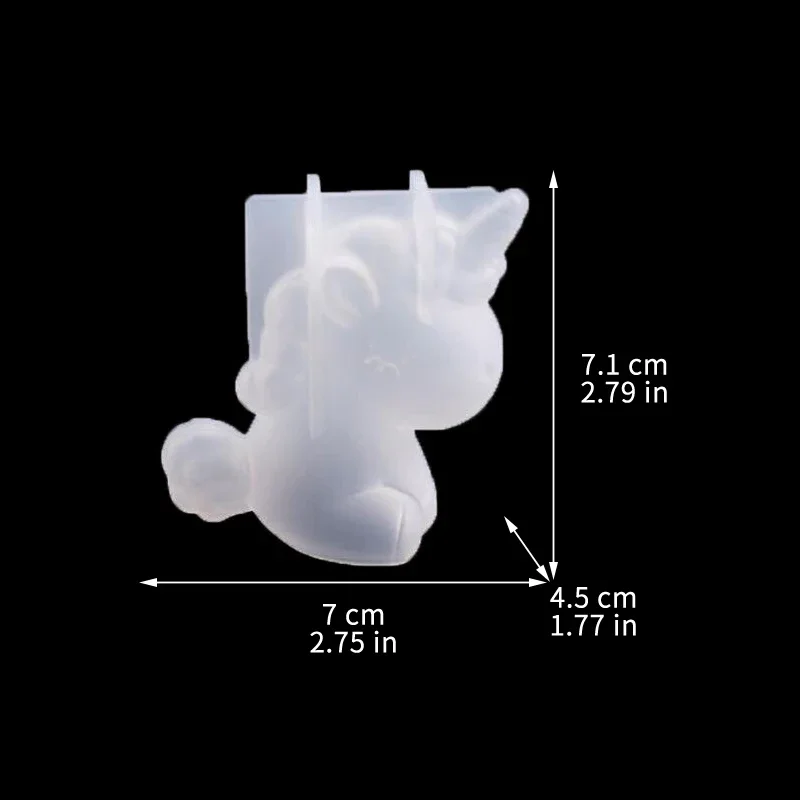 3D Geometric Silicone Unicorn  - Soap Making Items incelemesi ve fiyatı