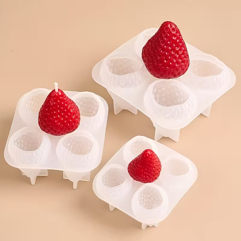 Strawberry Silicone Candle Mol - Soap Making Molds incelemesi ve fiyatı