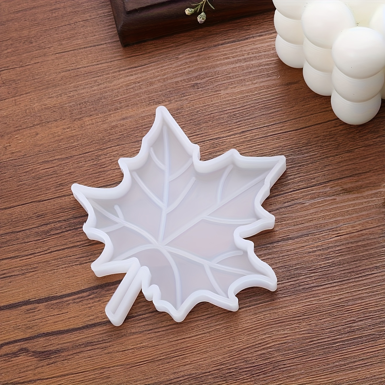 1PC Maple Leaf shaped Silicone - Soap Making Molds incelemesi ve fiyatı