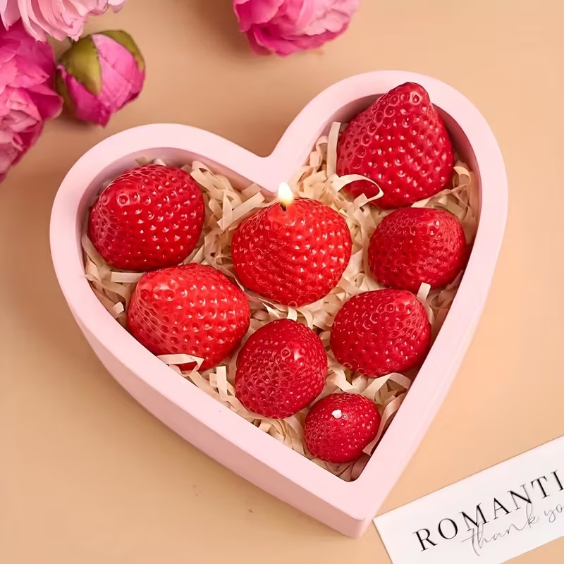 Strawberry Silicone Candle Mol - Soap Making Oven incelemesi ve fiyatı