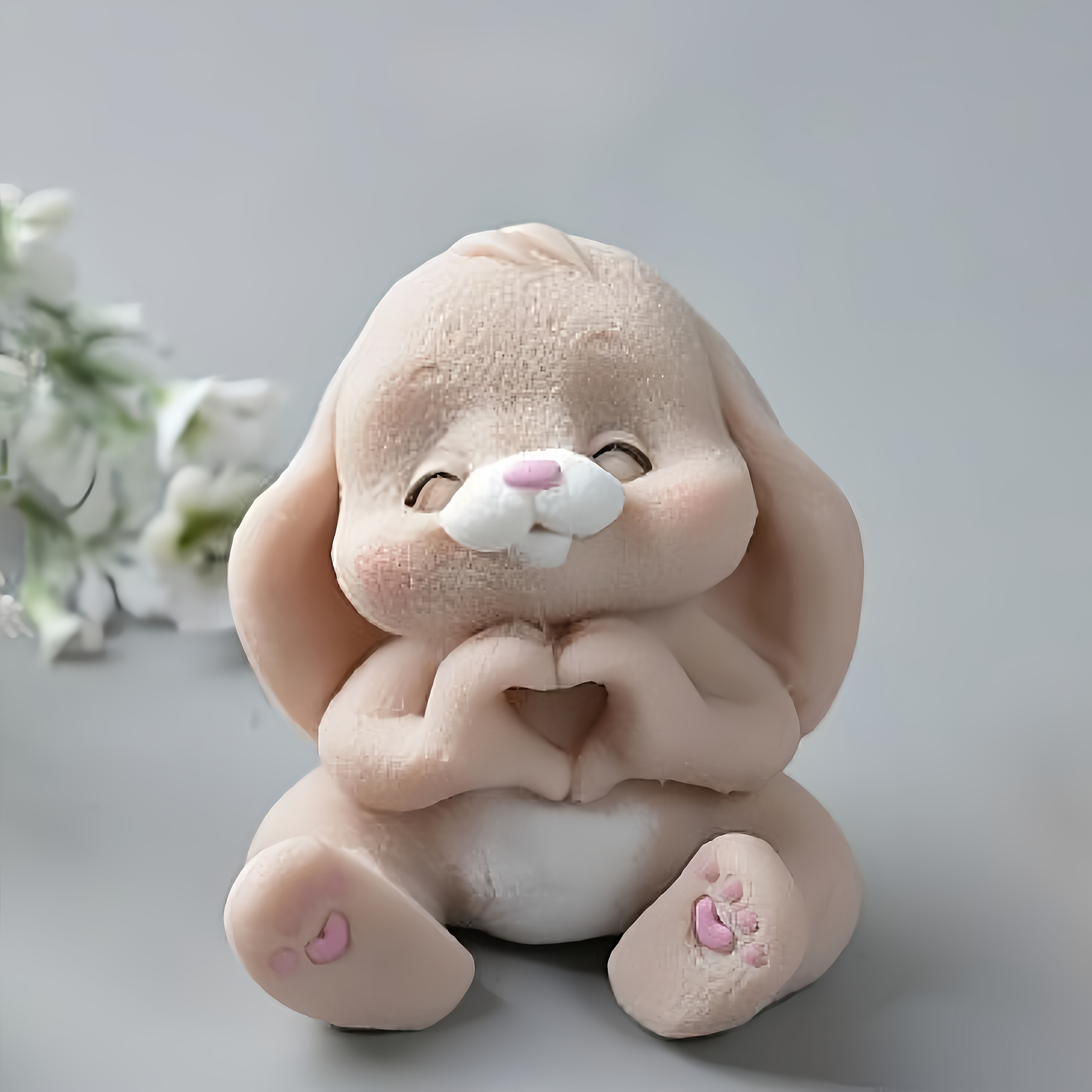 1pc Adorable Rabbit Resin Sili - Soap Making Oven incelemesi ve fiyatı