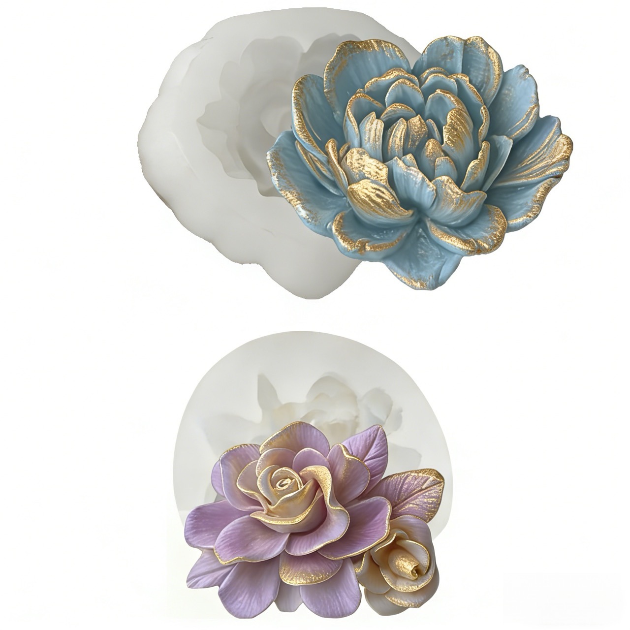 2-Piece 3D Heart-Shaped Garden - Soap Making Designs incelemesi ve fiyatı