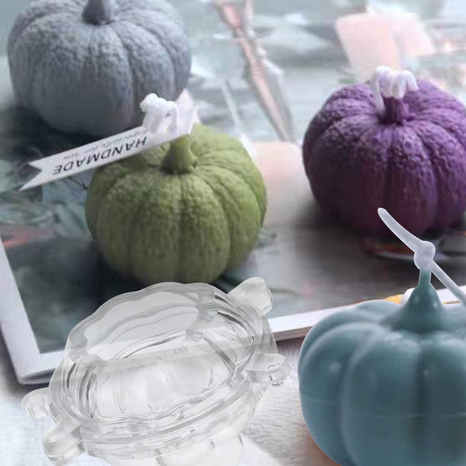 1Pcs Pumpkin Design Mold Creat - Soap Making Designs incelemesi ve fiyatı