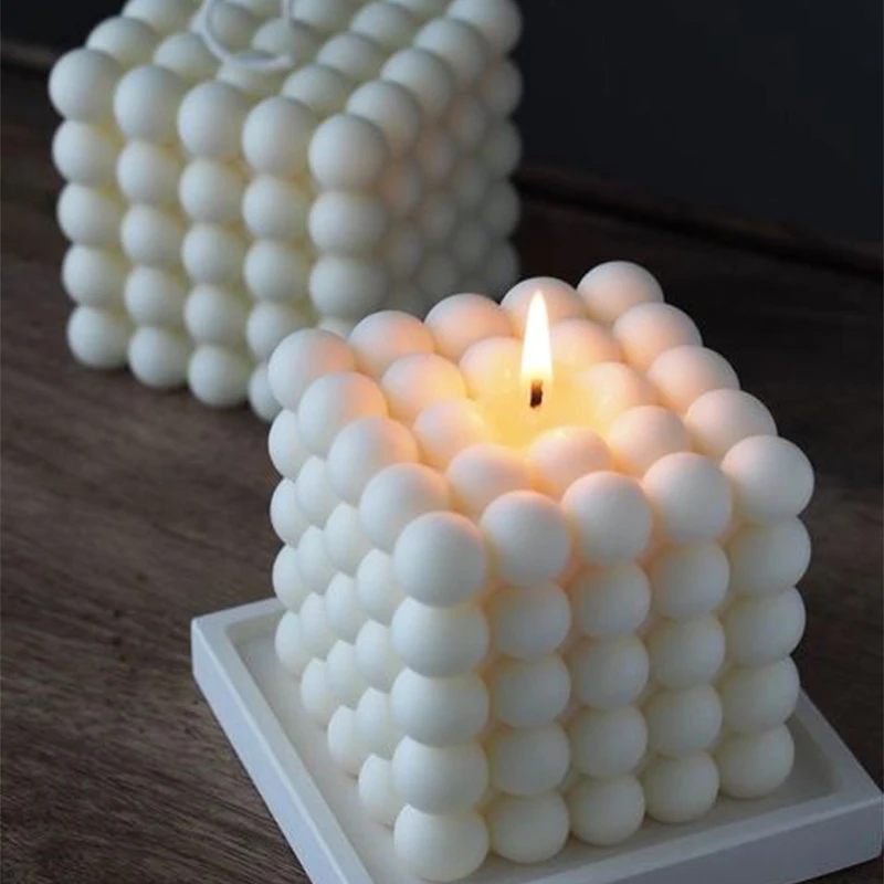Large Bubble Cube Candles Sili - Soap Making Molds incelemesi ve fiyatı
