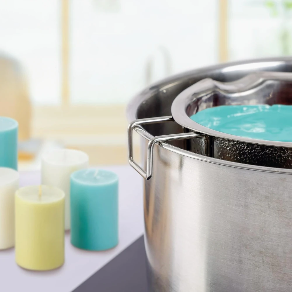 2Pcs Stainless Steel Wax Melti - Soap Making With Soap Base incelemesi ve fiyatı
