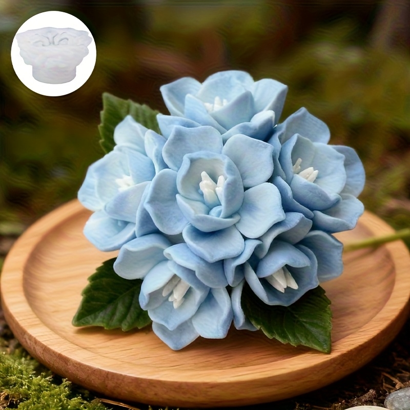 1 Hydrangea Candle Silicone Mo - Soap Making Molds incelemesi ve fiyatı