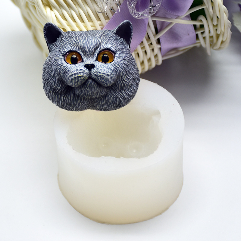 Silicone Mold Short-haired Cat - Soap Making Oven incelemesi ve fiyatı