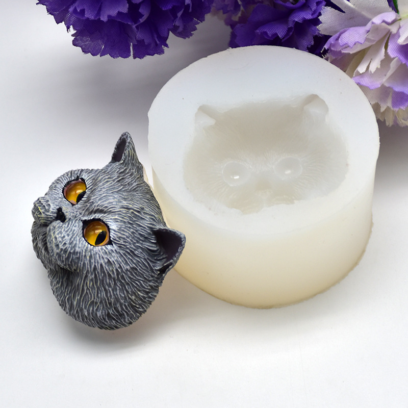 Silicone Mold Short-haired Cat - Soap Making Oven incelemesi ve fiyatı