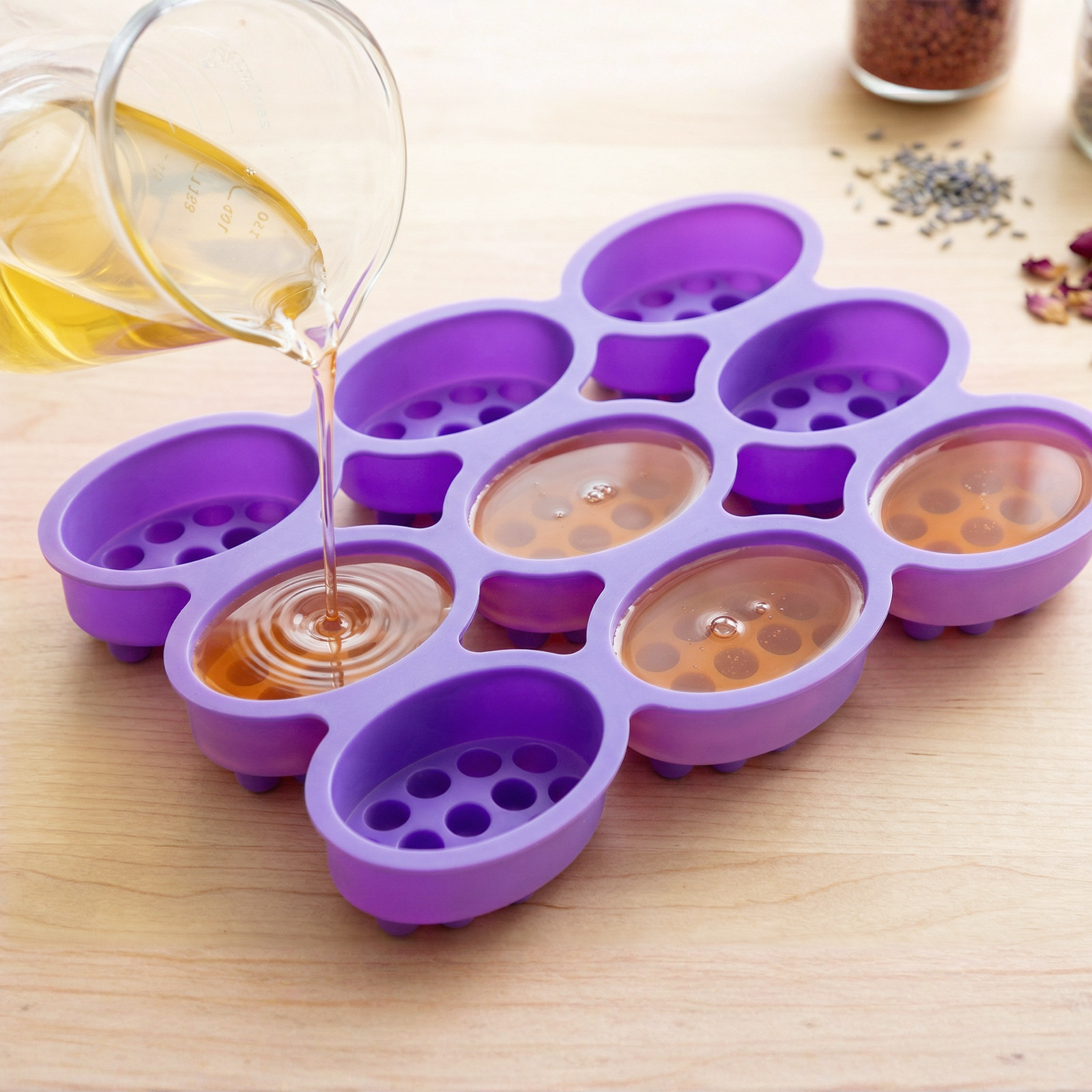 9 Hole Silicone Soap Mold Mass - Soap Making Designs incelemesi ve fiyatı
