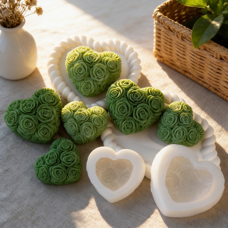 DIY Love Rose Flowers Valentin - Soap Making Raw Material incelemesi ve fiyatı