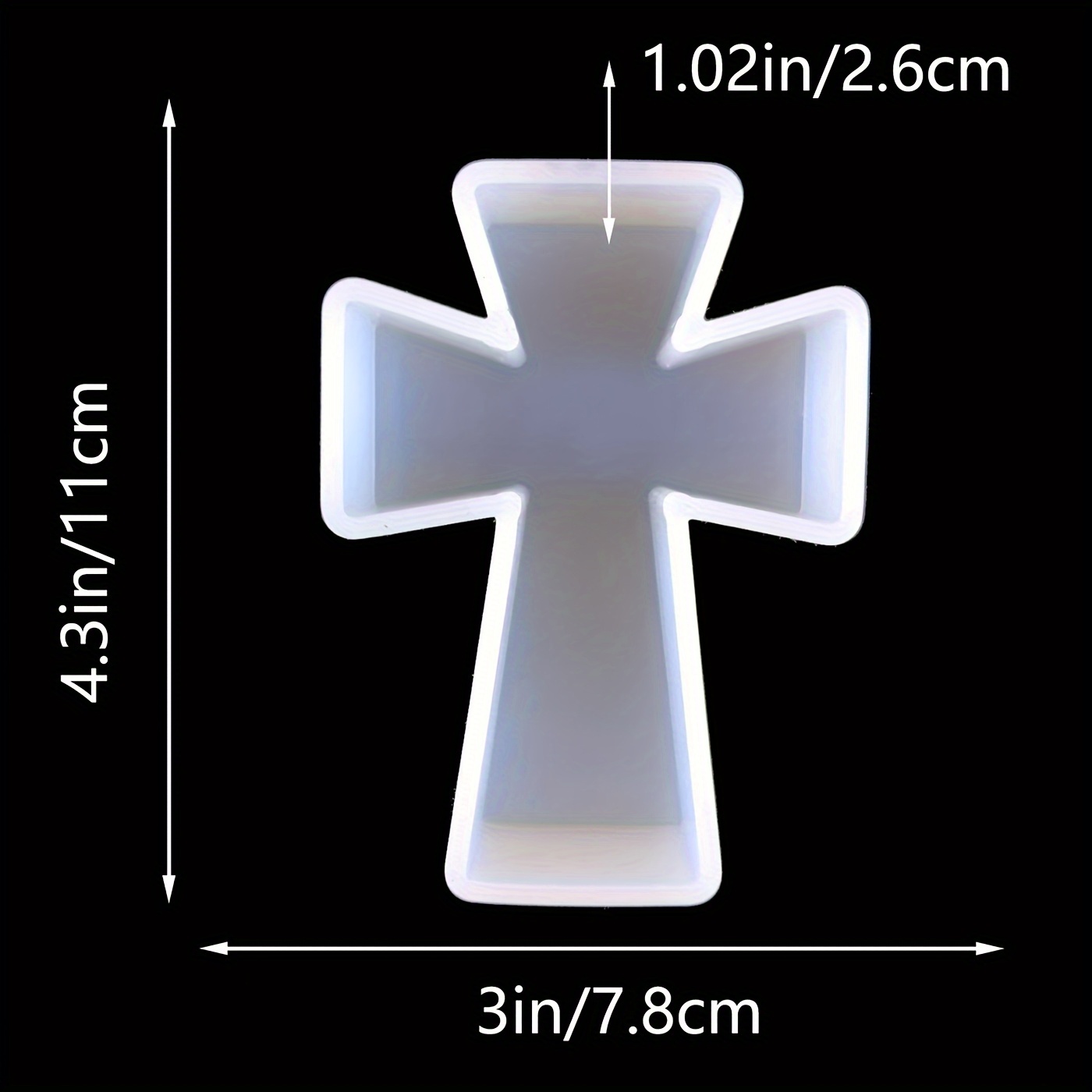 Silicone Mold Blessing Cross D - Soap Making Raw Material incelemesi ve fiyatı