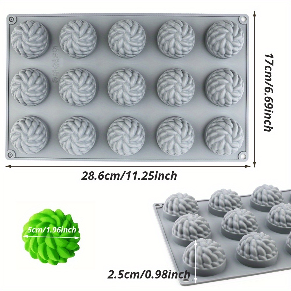 1Pc Cake Mold Santa Ana Floral - Soap Making Designs incelemesi ve fiyatı