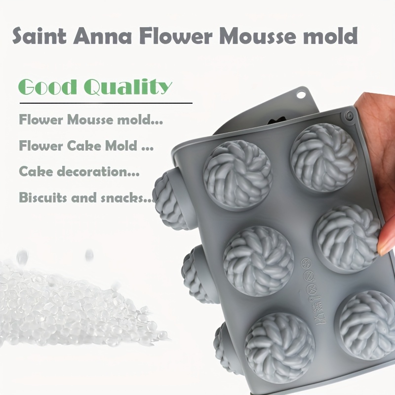 1Pc Cake Mold Santa Ana Floral - Soap Making Designs incelemesi ve fiyatı