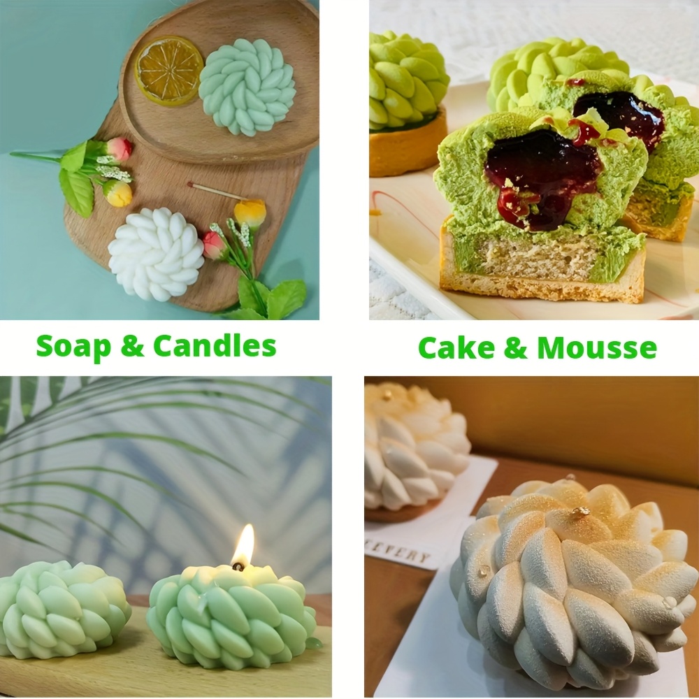 1Pc Cake Mold Santa Ana Floral - Soap Making Designs incelemesi ve fiyatı