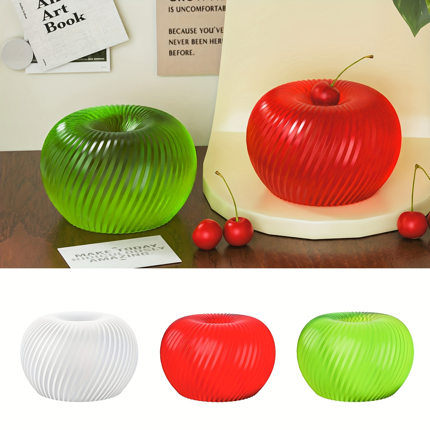 A trendy red apple silicone mo - Soap Making Oven incelemesi ve fiyatı