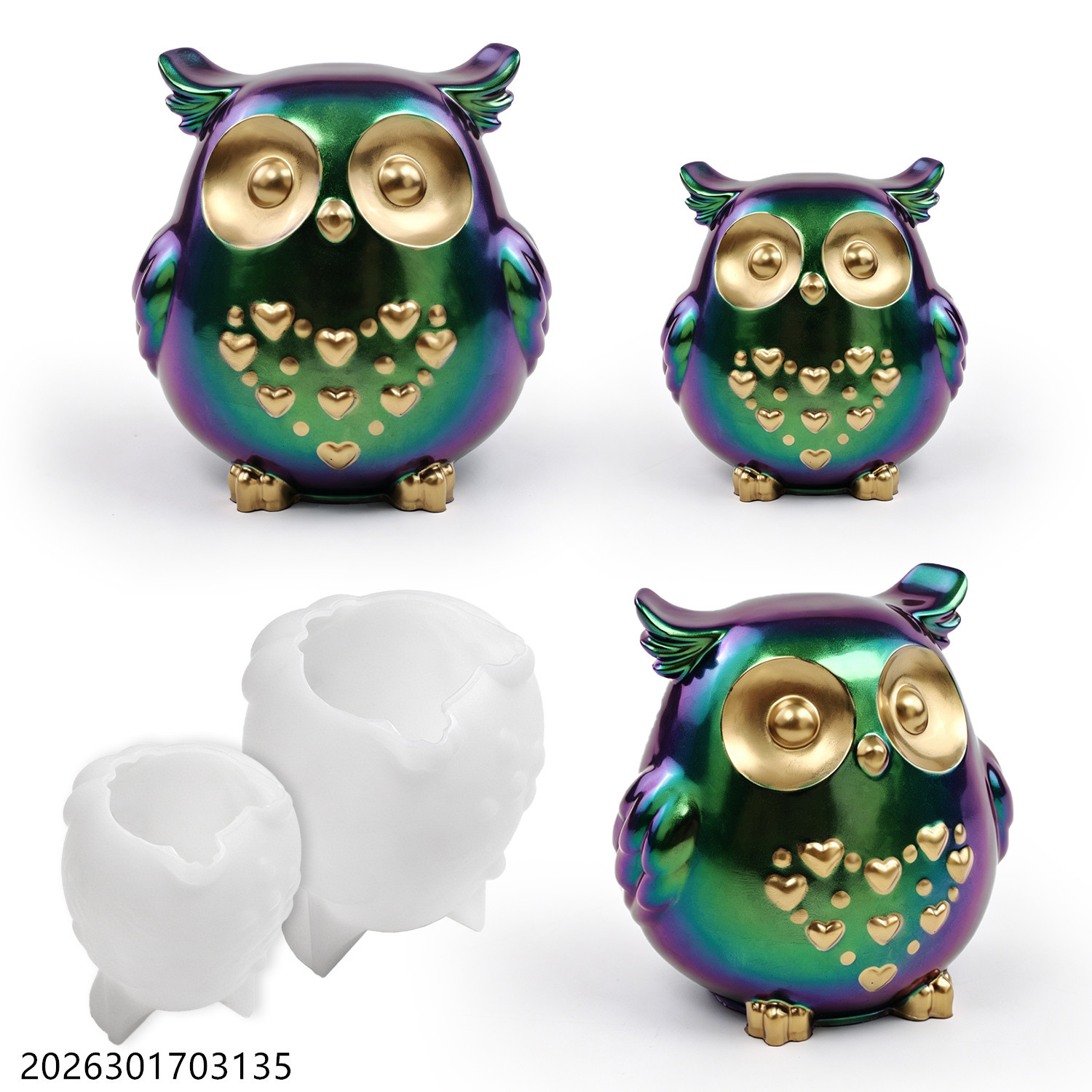 Owl Silicone Mold 3D Bird Shap - Soap Making Oven incelemesi ve fiyatı