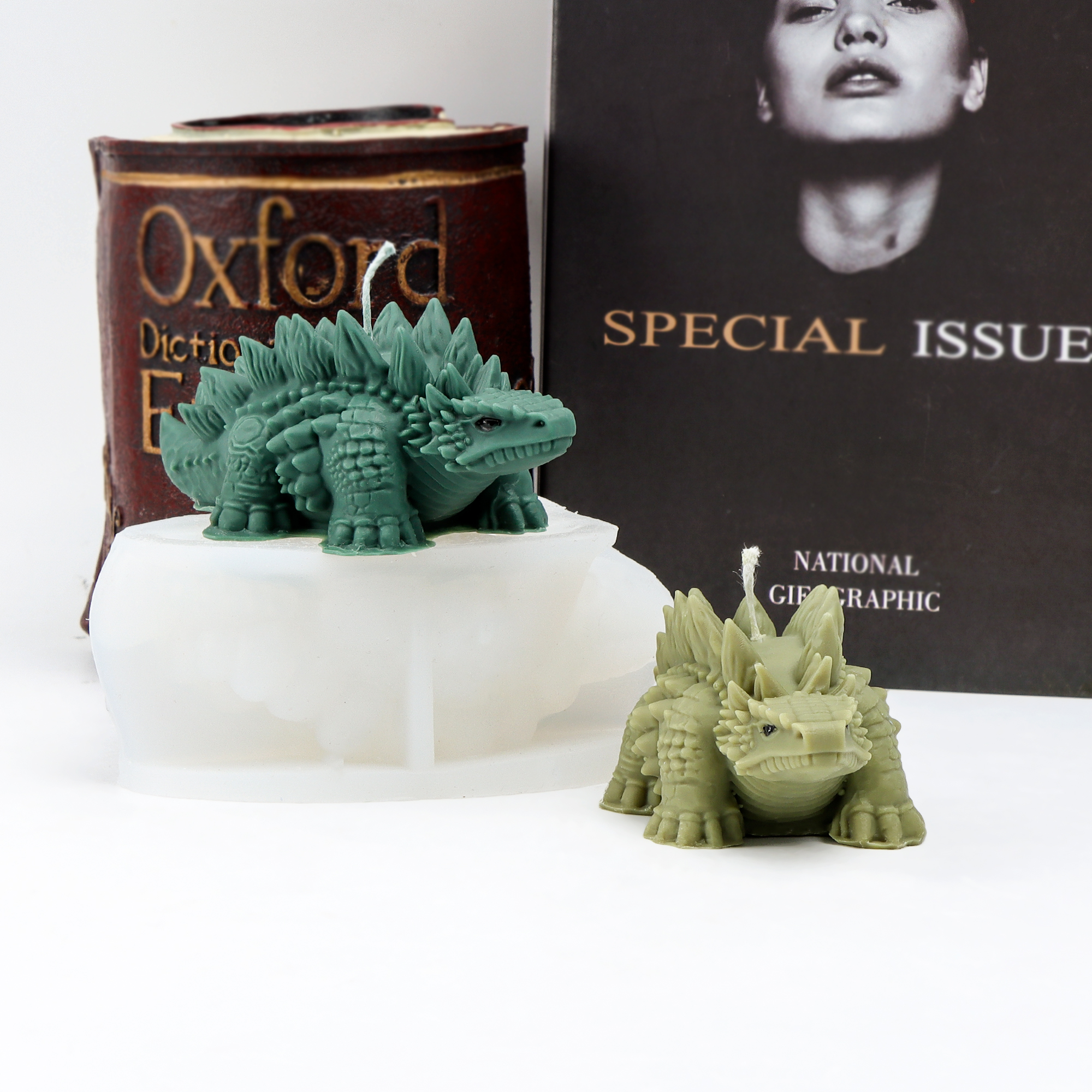 3D Stegosaurus Silicone Candle - Soap Making Designs incelemesi ve fiyatı