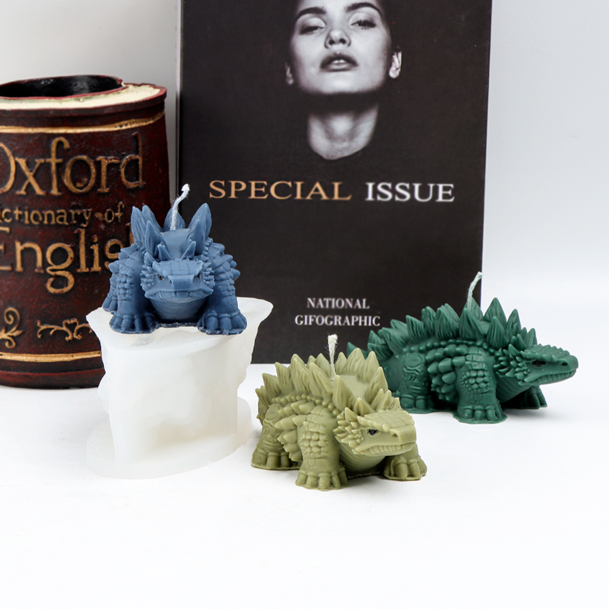 3D Stegosaurus Silicone Candle - Soap Making Designs incelemesi ve fiyatı