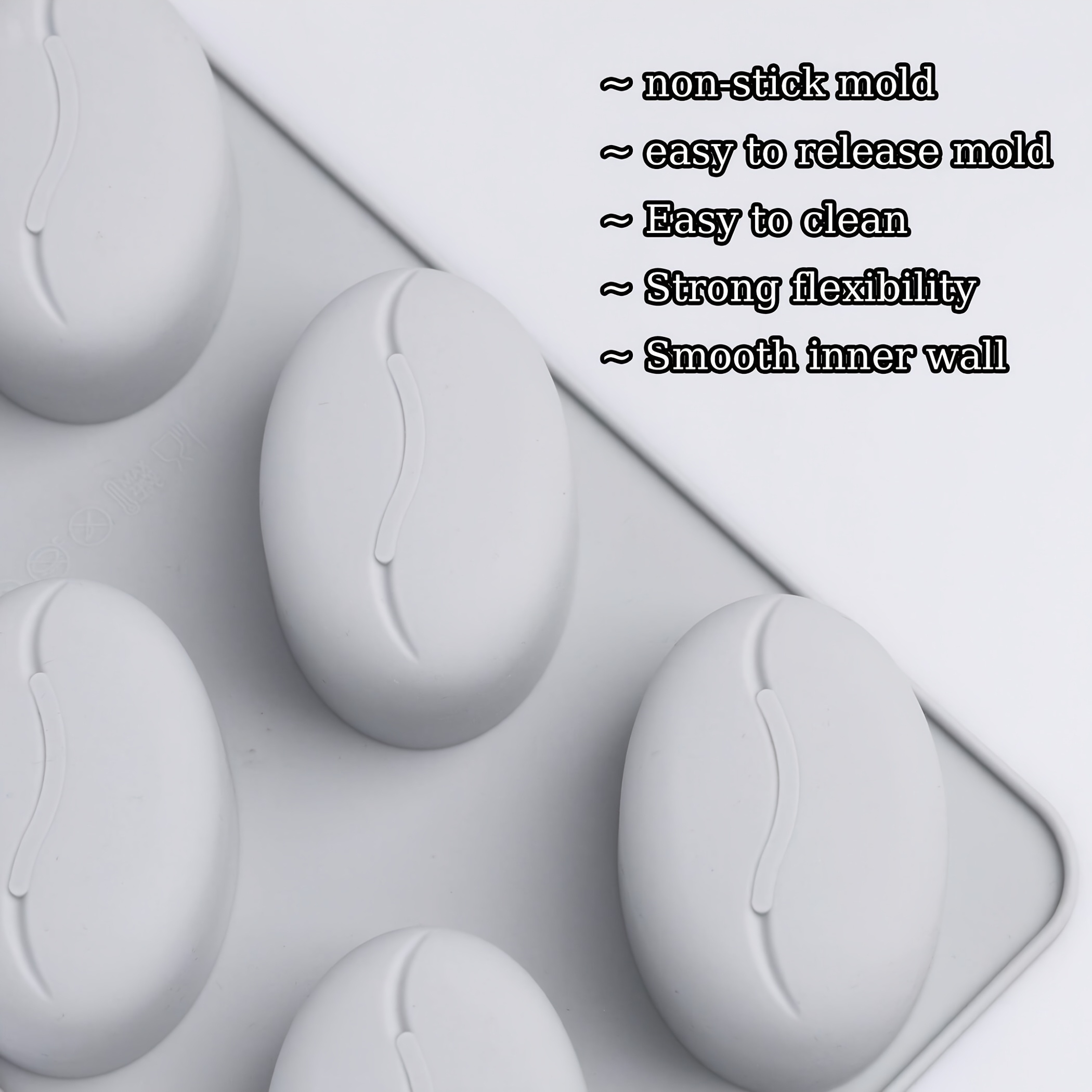 Silicone Mold for Coffee Beans - Soap Making Items incelemesi ve fiyatı